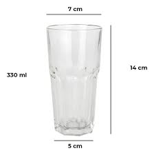 VASO FACETADO T/L 330CC (TVA967)