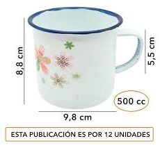 JARRO ENLOZADO 9CM BZR