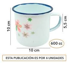 JARRO ENLOZADO 10CM BZR