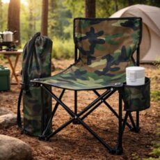 SILLA CAMUFLADA C/PORTA BOTELLA 58X35 BZR