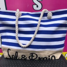 BOLSO PLAYERO RAYADO 3COL BZR
