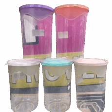 CONTENEDOR REDONDO DE 600ML BZR