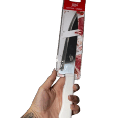 CUCHILLO DE CARNE 14.5CM PLASTICO BLANCO BZR
