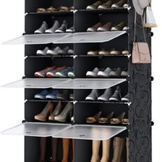 ZAPATERO DOBLE CON PUERTA TRANSPARENTE BZR