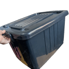 CAJA DE 40LTS CON RUEDAS Y TRABA PROMO BZR