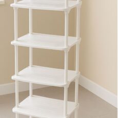 ZAPATERO 6 ESTANTE BLANCO BZR