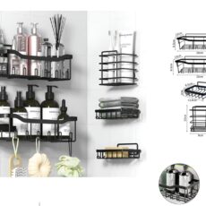 SET ORGANIZADOR DUCHA 5 PIEZAS BZR