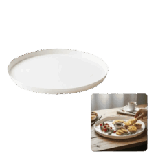 BANDEJA TEXTURADA REDONDA 28CM BZR