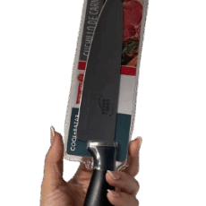 CUCHILLO DE CARNE 17.5CM MANGO NEGRO BZR