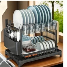 SECA PLATO CON DESAGOTE  NEGRO 954 BZR